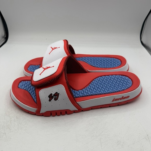 Air Jordan Hydro 2 Premiere Slide Mens Mens Sz 12 White/Crimson/Blue Sandals main image 10
